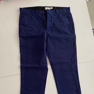 Club Monaco Connor Slim Blue Navy Chino 30x30